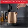Електрочайник Tefal Coppertinto KI280G10: Колір Бронзовый
