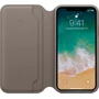 Чехол для iPhone Apple Leather Folio Case Taupe (MQRY2) for iPhone X: Цвет серый