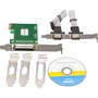 Frime PCI-E x1 to RS232+LPT (2 порта RS232 + 1порт LPT), ASIX AX99100 (ECF-PCIto2S1PAX99100.LP): Внешние разъемы LPT, 2xRS232 (COM)
