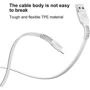 Кабель Baseus USB Cable to Lightning Tough 1m White (CALZY-B02) фото 4