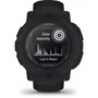 Смарт-годинник Garmin Instinct 2 Solar Tactical Edition Black (010-02627-03): Час роботи до 28 днів у режимі розумного годинника, GPS: До 30 годин. Модель із сонячною батареєю