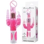 Вибромассажер ротатор с анальным и клиторальным стимулятором PRETTY BUNNY, BW-065005