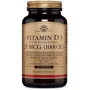 Solgar Natural Vitamin D3 (Cholecalciferol), 25 mcg 1000 IU, 250 Softgels Натуральний вітамін D3 (холекальциферол)