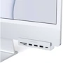 Адаптер Satechi Adapter Aluminum USB-C to USB-C+SD+3.5mm+3xUSB Silver for iMac 24 (ST-UCICHS): Цвет серебристый