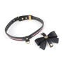 Нашийник з повідцем LOCKINK Sevanda Love Heart Butterfly Leather Collar Set - Black
