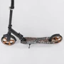 Самокат дитячий Best Scooter з PU колесами, затискачем керма і 1 амортизатором Black / Orange (88917): Тип коліс литі