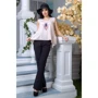 Блуза FLFashion Honey ЖБХ 1061 44 бежевая без рукава