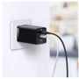 Зарядное устройство Baseus Wall Charger GaN5 Pro 2xUSB-C+USB 65W with USB-C Cable Black (CCGP120201) фото 8
