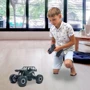 Автомобиль Off-Road Crawler на р/у – Tiger (матовый черный, аккум. 4,8V, метал. корпус, 1:18) (SL-111RHMBl): Тип управления Радиоуправление