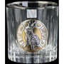 Набор для виски Boss Crystal Кролик-23 6 стаканов, платина, серебро, золото, хрусталь (BCR6KR23PL) фото 2
