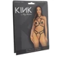 Стрепы-портупея с чокером Leg Avenue Satin elastic harness teddy, One size, Black