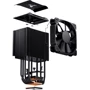 Кулер Jonsbo HX6240 Black: Тип подшипника гидродинамический