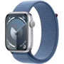 Apple Watch Series 9 45mm GPS Silver Aluminum Case with Winter Blue Sport Loop (MR9F3) Approved Витринный образец