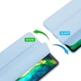 Аксессуар для iPad BeCover Tri Fold Soft TPU with Pencil mount Light Blue for iPad Pro 11 (2018-2022) (711112): Цвет голубой