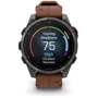 Смарт-часы Garmin Fenix 8 Pro AMOLED 47mm Sapphire Carbon Grey DLC Titanium with Chestnut Leather Band (010-03198-40)