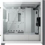 Корпус Corsair 5000D Tempered Glass White (CC-9011209-WW): Матеріал передній панелі пластик
