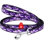 Поводок WAUDOG Nylon, рисунок "Фиолетовый камо" 10 мм 122 см фиолетовый (5243)