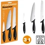 Набор кухонных ножей Fiskars Essential Starter 3 шт. (1023784): Количество предметов 3