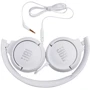 Наушники JBL 500, White (JBLT500WHT): Тип конструкции полноразмерные