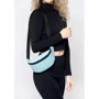 Женская поясная сумка Sambag Tirso MSH голубая (80111010): Материал Искусственная кожа