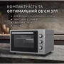 Електрична духовка настільна PERFELLI SIERRA 37 GREY фото 12