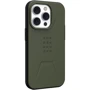 Чохол для iPhone Urban Armor Gear UAG Графічний Magsafe Olive (114038117272) for iPhone 14 Pro: Матеріали силикон