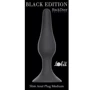 Анальный плаг Lola Toys Black Edition - Slim Anal Plug Medium, Black (57420601)