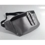Женская поясная сумка Sambag Tirso MTH silver dark серебристая (80131004): Фактура Зернистая, Матовая
