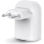 Зарядное устройство Belkin Wall Charger USB-C and USB 32W White (WCB008VFWH): Кабель в комплекте отсутствует