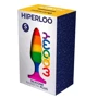 Анальная пробка Wooomy Hiperloo Silicone Rainbow Plug S