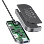 Адаптер Baseus Adapter USB-C to USB-C + HDMI + 3.5mm + SD / TF Dark Grey (CAHUB-WJ0G) for iPad: Колір сірий