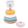 Дерев'яна пірамідка Viga Toys PolarB Білий ведмедик Неваляшка (44005): Стать Для девочек