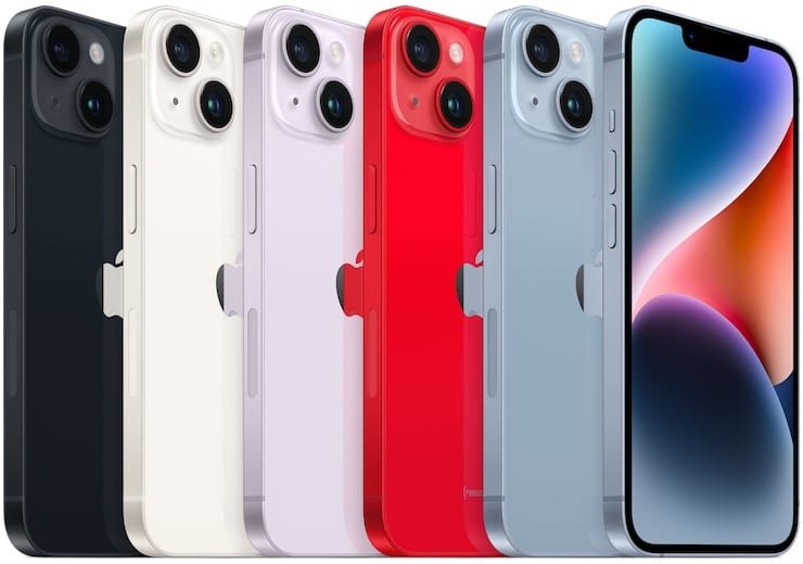 Кольори iPhone 14/14 Plus