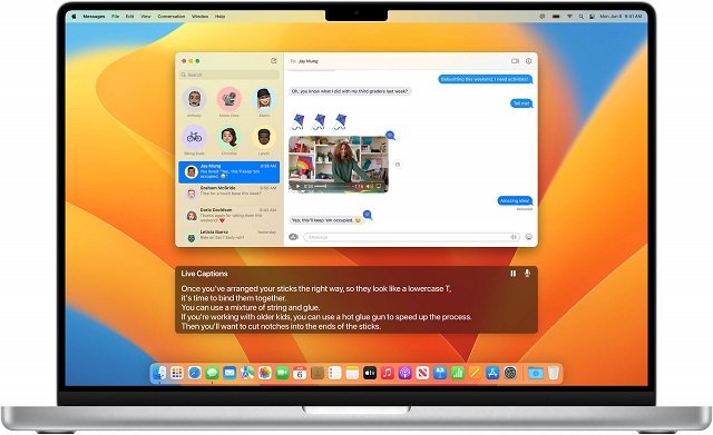 Обмін повідомленнями в macOS Ventura