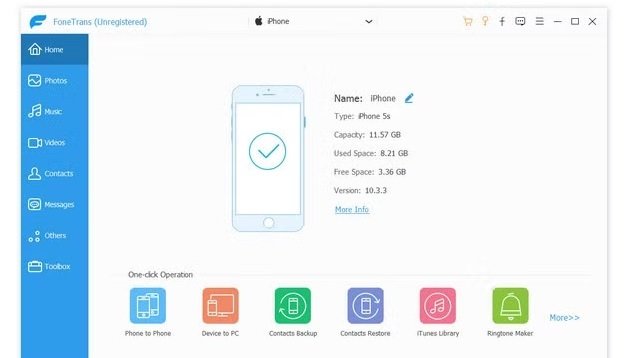 Приложение Aiseesoft FoneTrans