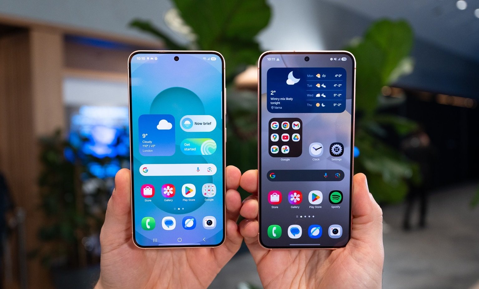 дисплеи Samsung S25 и S24