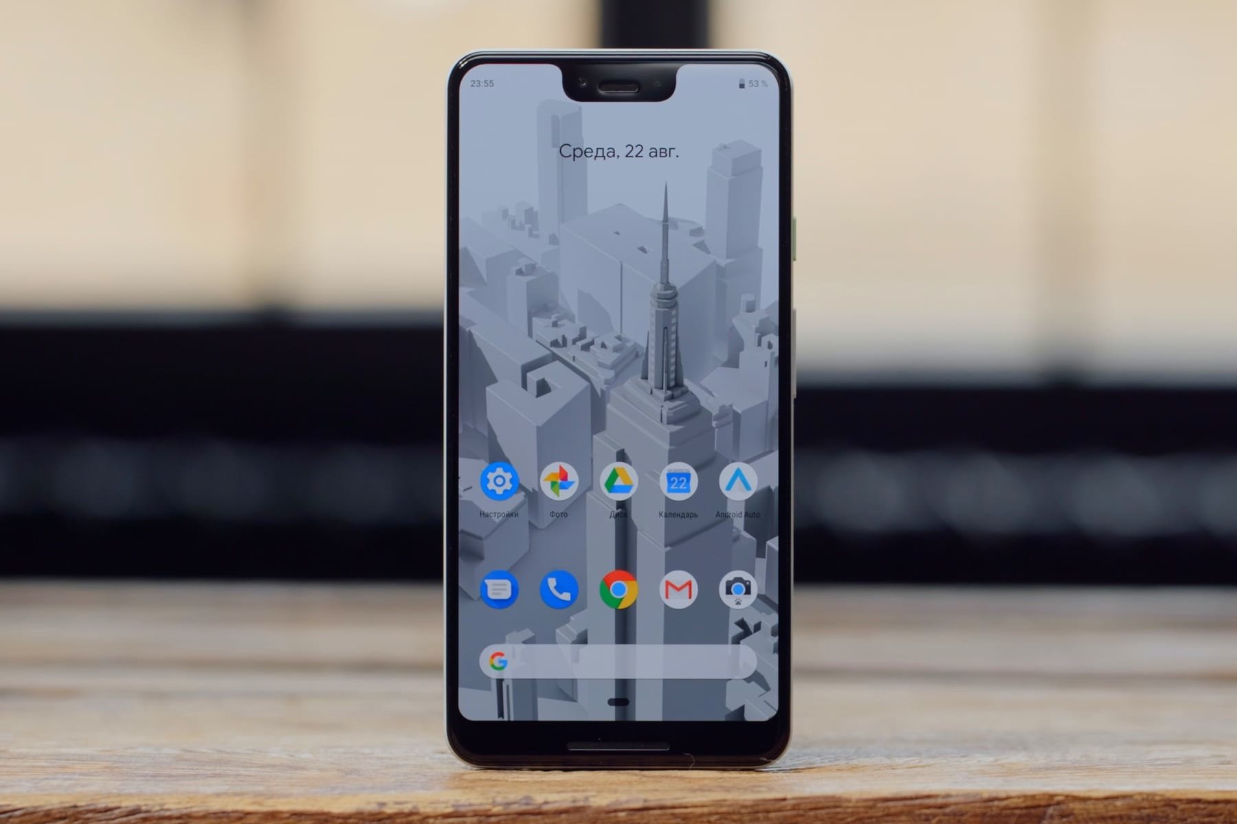экран Google Pixel 3