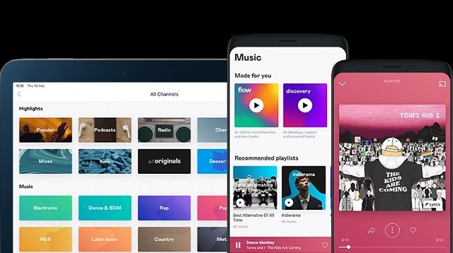 Приложение Deezer