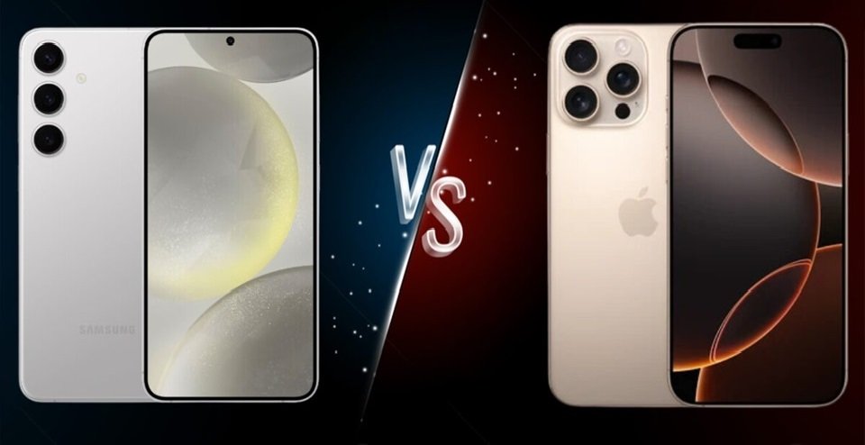Сравнение iPhone 16 Pro и Samsung Galaxy S25 Plus