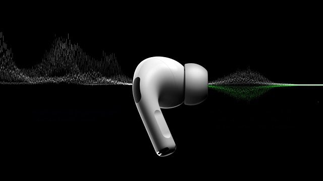 Активное шумоподавление в AirPods Pro