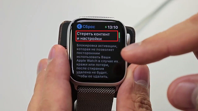 Apple Watch Series 7 41mm GPS+LTE Graphite Stainless Steel Case with Graphite Milanese Loop