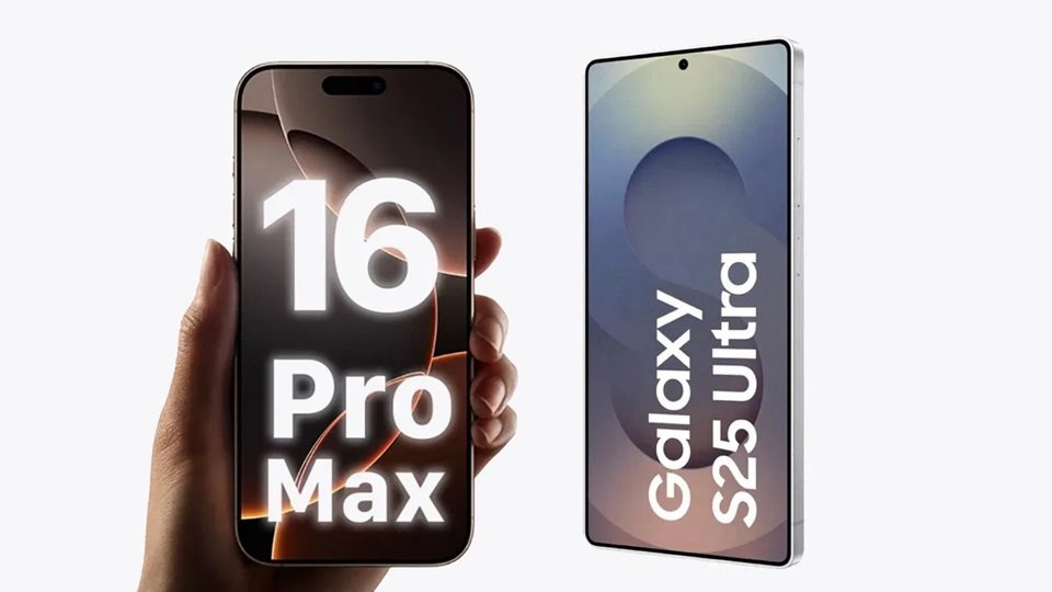 iPhone 16 Pro Max и Samsung S25 Ultra
