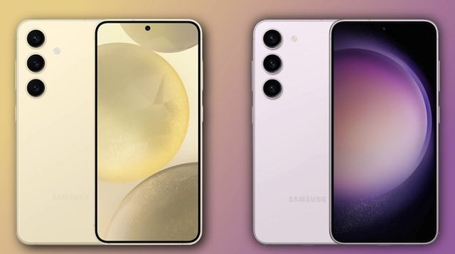 Дизайн Samsung S24 и S23