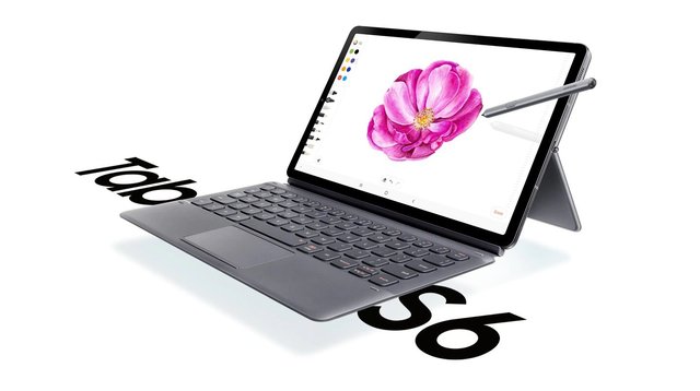 планшет Samsung Galaxy Tab S6 с клавиатурой