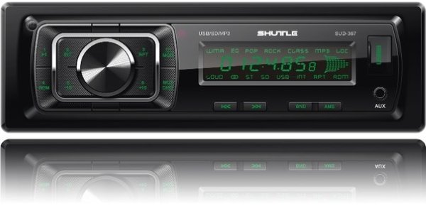 SHUTTLE SUD-367 Black / Green